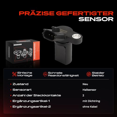 Nockenwellensensor Nockenwellenposition Sensor für FX 350 Z Z33 Almera N16 V10 Micra K11 K12 Murano Z50 Note E11 NE11 Pathfinder R51 Primera P11 P12 WP11 WP12 1996-2021 237314M500