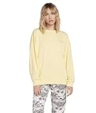 Logo Art vorne: Logo-Stick Volcom Damen Dartical Crew Sweatshirt, Faded Yellow, M