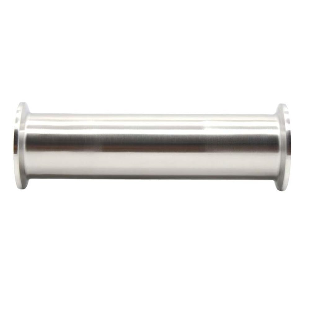 Yjqhody One Color Sanitary Spool Tube Ferrule Od50.5mm, 1.5 Inch 38Mm Ss304 Tri Clamp Pipe, 500Mm Smooth Metal 1Pc