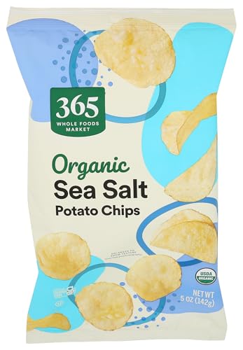 365 By Whole Foods Market, Organic Sea Salt Potato Chips, California Only, 5 Ounce - image 1