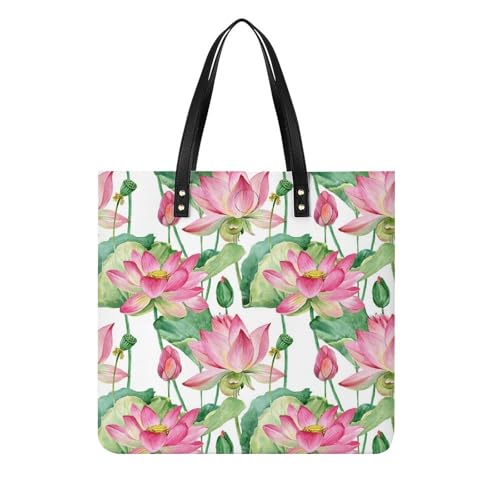 Tote bag feuille de fleur rose l'idée cadeau parfaite pour les femmes passionnées de voyage