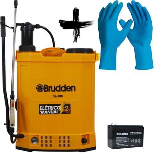 Kit Pulverizador Costal Elétrico Bateria Manual Para Veneno - Ss2...