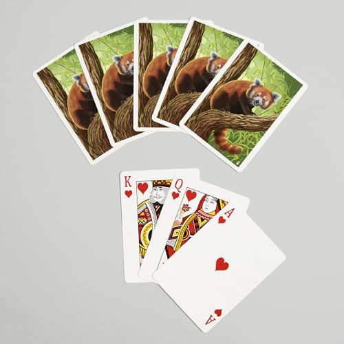 Baraja de Poker Red Panda, 52 cartas para adultos miniatura 7