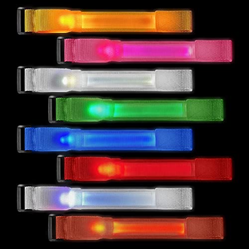 M.best 32pcs LED Light Up Bracelets Glow Flashing Wristbands Glow in The Dark Party Supplies for Wedding Raves, Concert - Image 3