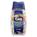TUMS Ultra Strength Antacid Tablets for Chewable Heartburn Relief and Acid Indigestion Relief, Assorted Fruit - 160 Count