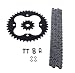 O Ring Chain and Sprocket Black for 1988 1989 Honda TRX250R 250R 12/39 94L