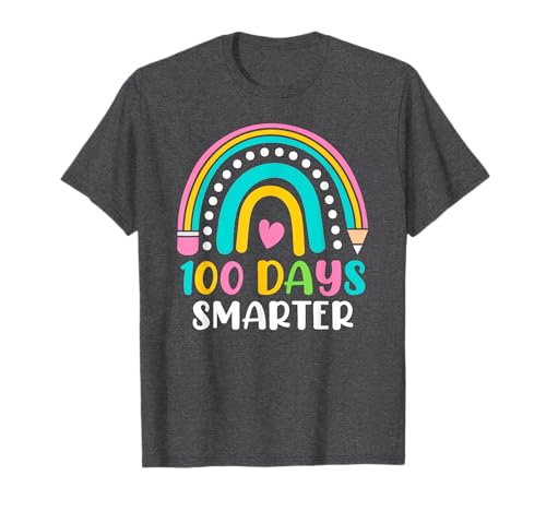 100 días más inteligentes, 100 días de escuela para niños y profesores. Camiseta