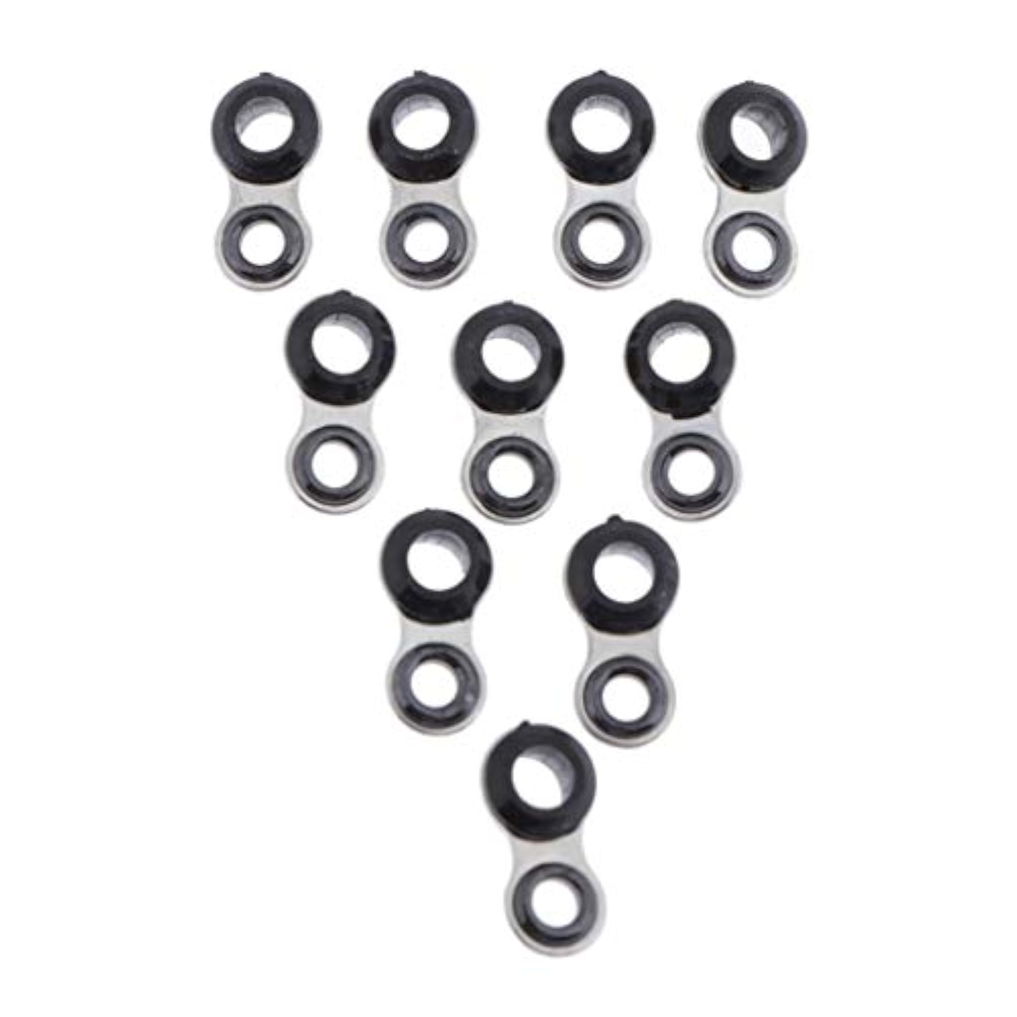 10Pcs Stainless Steel Fishing Rod Tip Ring Eye Guide