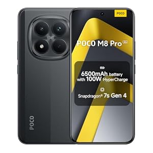 XIAOMI POCO M8 Pro Smartphone 8+256GB Black 6500mAh(typ) Battery