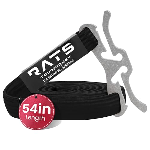 My Medic - RATS Tourniquet System, Quick-Apply Emergency Tourniquet, First Aid, Survival Gear, Compact & Versatile Hemorrhage Control Medical Tool - Black