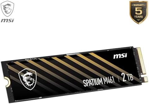 MSI SSD SPATIUM M461 NVME M.2 2TB NVMe M.2 2TB R:5000 W:4200 - Görsel 6