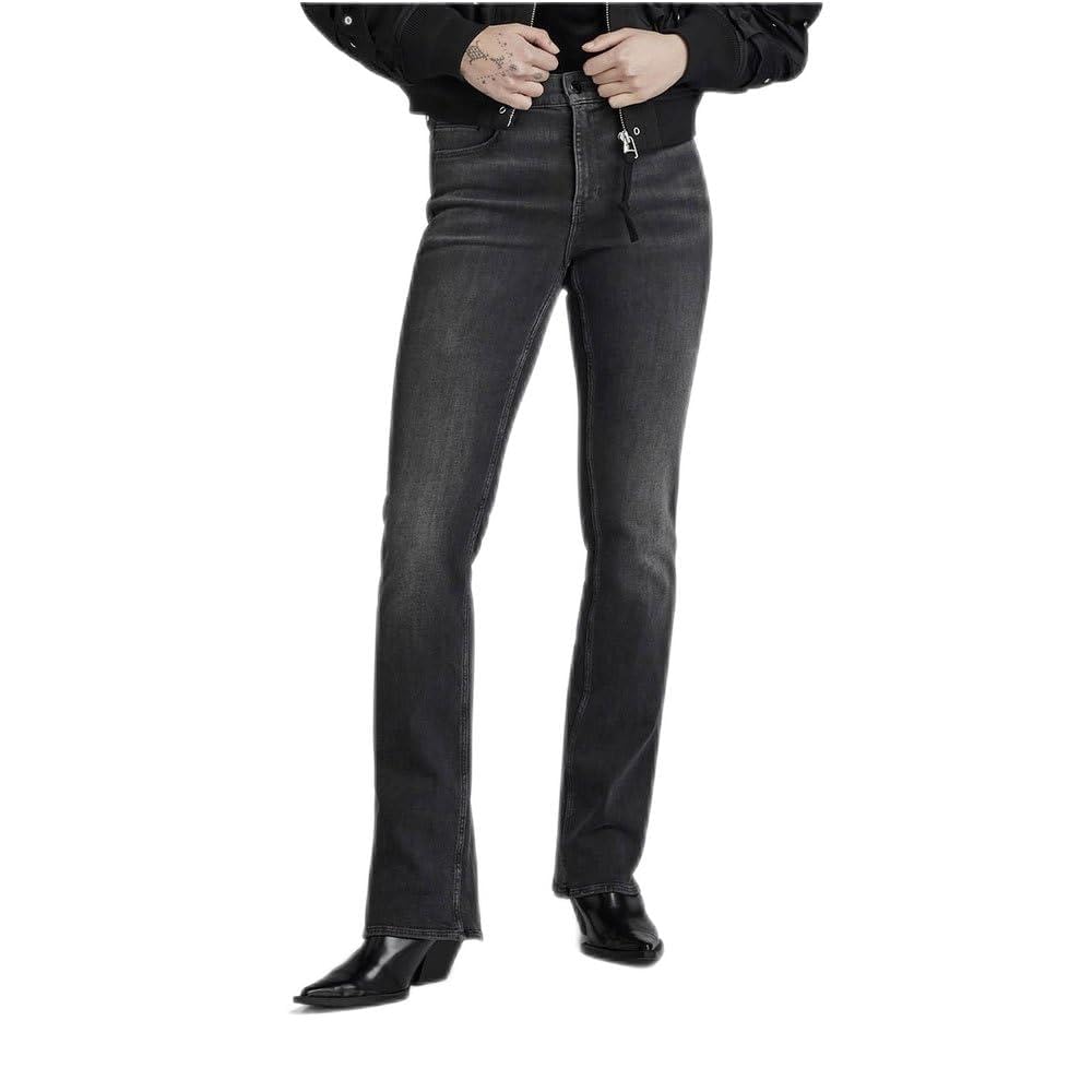 G-Star Women's Black (Worn In Black Moon D21437-D431-G108) Noxer Bootcut Jeans, 29W / 32L