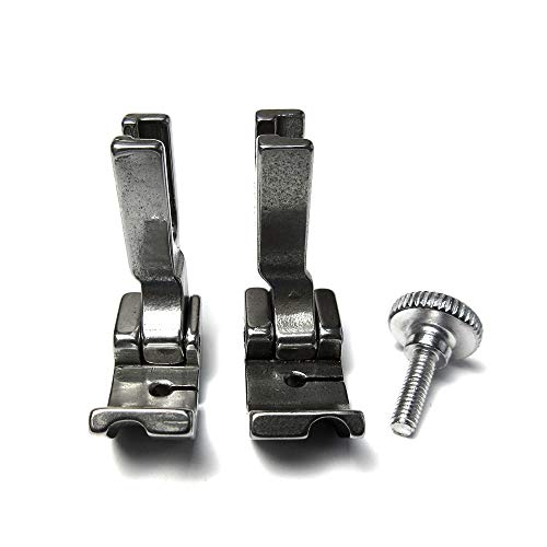 Left+Right Piping Welting Cording Presser Foot for Juki Ddl-8500 8700 8300 5550 Industrial Sewing Machine (Piping Size: 3/16") -  evernice, P69RLH