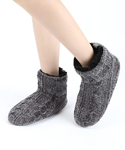 Image of Panda Bros Women's Bootie Slipper Socks, Non-Slip Gripper House Socks