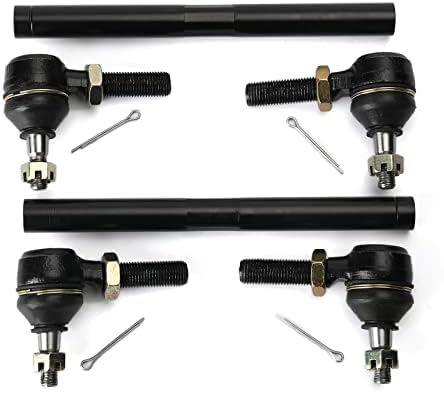 Golf Cart Steering Tie Rod End Shaft Assembly (2 Pack) For EZGO TXT Medalist Golf Cart 1994-2001.5 Replaces# 70074-G01, 70074G01, 70074-G02, 70074G02.