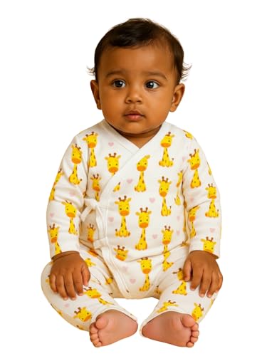 Image of The Mom Store Baby Romper Jabla Style For Boys And Girls | Cotton | Soft Infant Bodysuit | Trendy Stylish Sleepwear For Newborn Baby | Printed | Unisex Comfortable Everyday Baby Wear