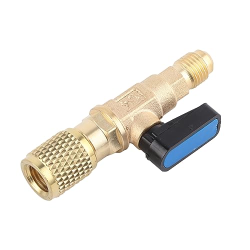 Válvula de bola para aire acondicionado, adaptador SAE 1/4 pulg miniatura 5
