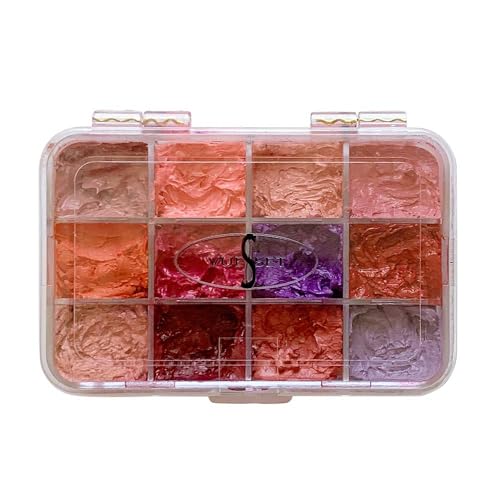 Vueset Mango – Estojo vazio de 12 seções para paleta de maquiagem