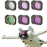 Linghuang Mini 3 Pro Filterset ND MCUV CPL Filter für DJI Mini 3 Pro Drohne Zubehör, Kamera Objektivfilter 6 Stück Mehrschichtige Beschichtung Anti-Öl (MCUV+CPL+ND4+ND8+ND16+ND32)