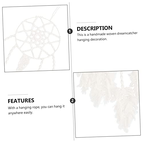 Amosfun 1 Peça Apanhador De Sonhos Americana Decoração Boêmia Decoração De Casamento Decoração Decor