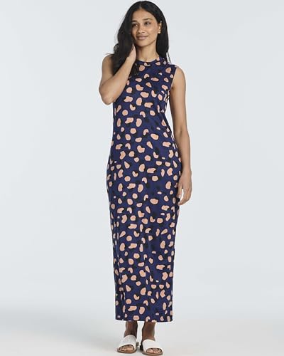 Image of Real Essentials 3 Pack: Women's Maxi Tank Dress | Sleeveless Casual Long Lounge Dress (Plus