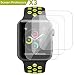 Apple Watch Screen Protector 38mm 42mm(Series 3/Series 2／Series 1),SMAPP Ultra anti-fingerprint Premium Screen Protector for Apple Watch 38 42 mm/Full Coverage/Explosion-proof/Anti-Bubble (3-Pack)