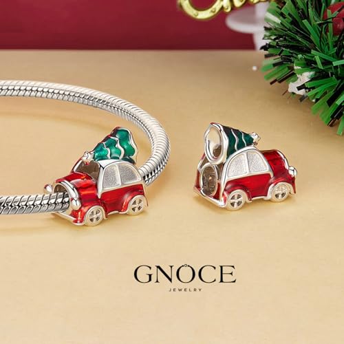 Image of GNOCE Christmas Charm Silver Plated & Sterling Silver Bracelet Gift