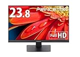 【整備済品】プリンストン 23.8インチ 液晶モニター PTFBLD-24W|フルHD(1920×1080)|IPSパネル 広視野角|HDMI DisplayPort D-Sub|スピーカー内蔵|VESA対応|ブルーライトカット・フリッカー軽減【電源ケーブルとHDMIケーブル付属】