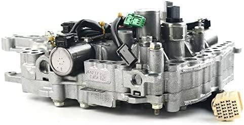 Side view of the WOWAUTO JF017E RE0F10D CVT Automatic Transmission Valve Body, highlighting the metallic housing and fluid passages.