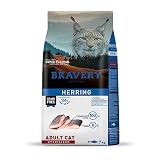 Bravery Gato esterilizado sabor arenque 7 kg