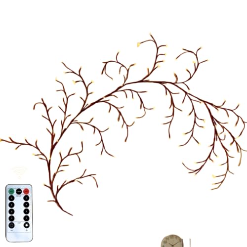 Tree Branch Lights Decorative Lamp Battery Operated Artificial Branch Light with Warm White LED Fairy Lights Tabletop Home Décor Light for Bedroom, Living Room, Wedding& Festival Decoration-image-5