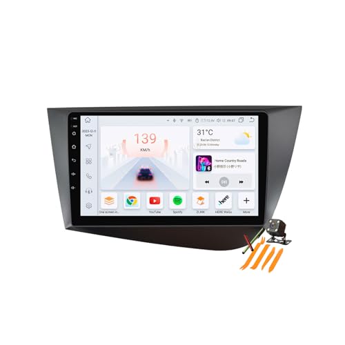 Pantalla Android 13 para Seat Leon MK2 ideal para viajar con navegación GPS y WiFi