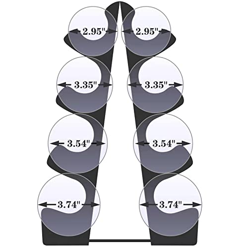 Dumbbell Rack 4 Tier, Multilevel Weight Storage Organizer, Dumbbell Rack Stand Only For Home Gym Weight Rack For Dumbbells #TOP1