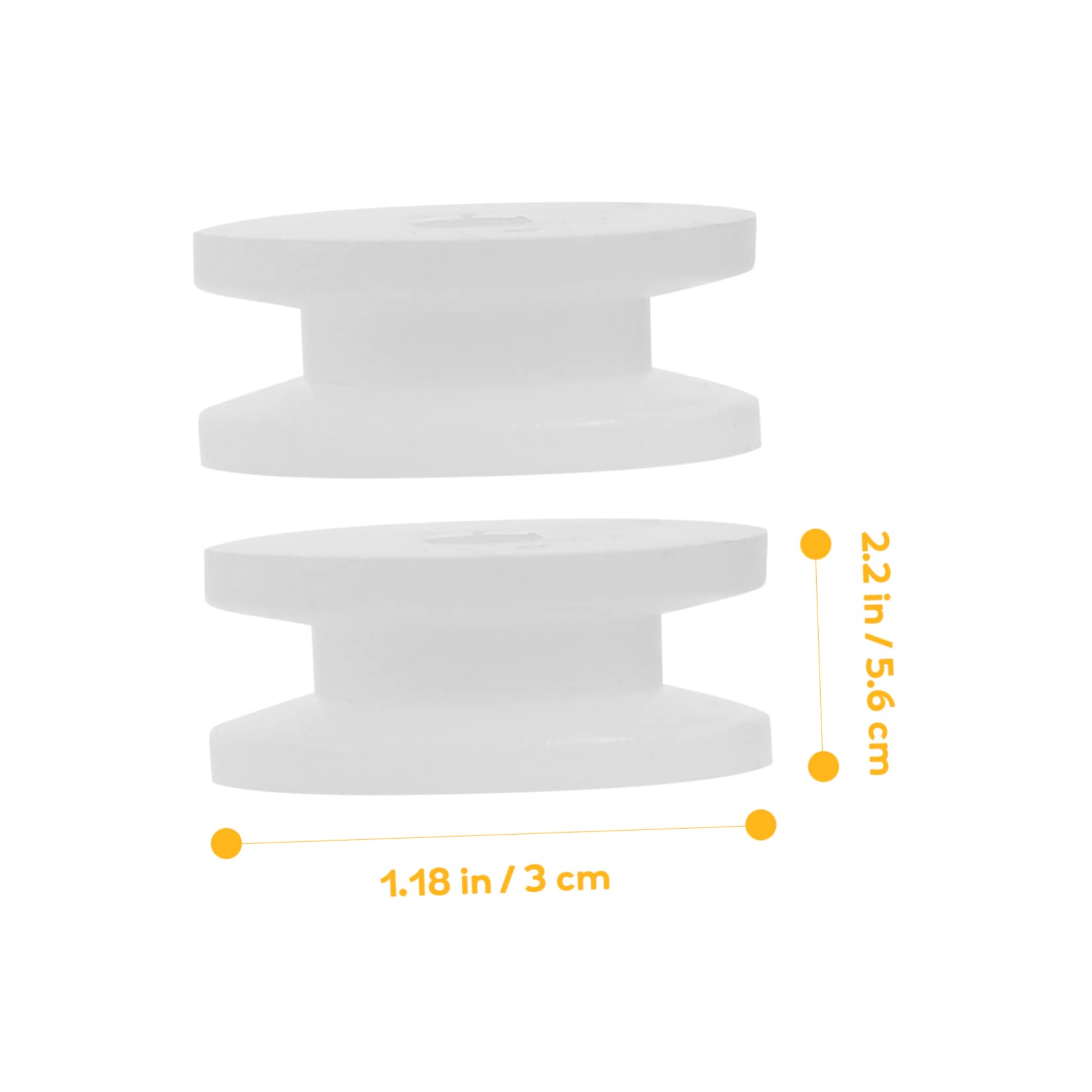 Toyvian 100pcs Plastic Mini Pulley Wheels for Models DIY Toys Mute Belt Pulley Gears 2mm Hole Multipurpose Gear for Car