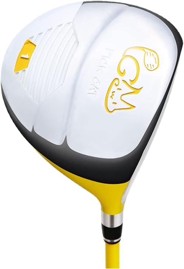 Junior Right Handed Children No. 1 Golf Club Wood Carbon Pole Golf Putter with Golf Headcover for Kids Boys Girls