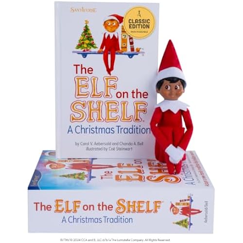 The Elf on the Shelf Box Set - Boy Scout Elf with Brown Eyes