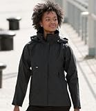 Jerzees Farben Damen Gore-Tex-Jacke: Farbe: Schwarz: Größe XL/44