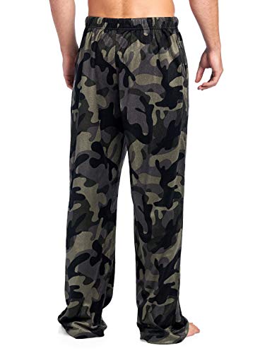 Ashford & Brooks Men's Fleece Pajama Pants, Fuzzy Soft Sleep Lounge Bottoms3
