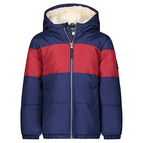 Image of OSHKOSH B'GOSH Boys' Heavyweight Winter Jacket With Sherpa Lining
