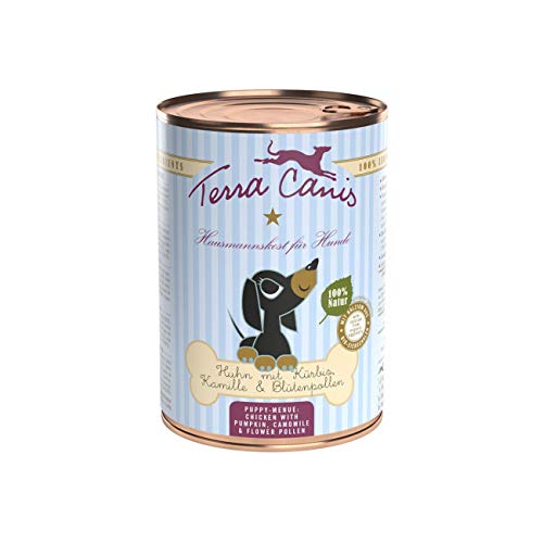 AnimoConcept Terra Canis natürliche pâté mit Welpenpaplungsschachtel von 400 g