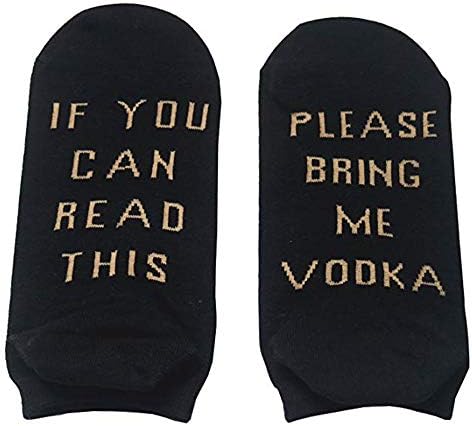 SurBepo Women Watching Christmas Movies Socks, If You Can Read This Socks