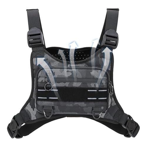Patifirst Deportiva para Correr - Mochila Pecho Portamóviles para Running - Impermeable Porta Teléfono para Ciclismo Senderismo Viajes Caza Trekking