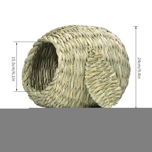 Cabane à lapin en bois et cachette pour cochon d'Inde avec toit plateforme - 6