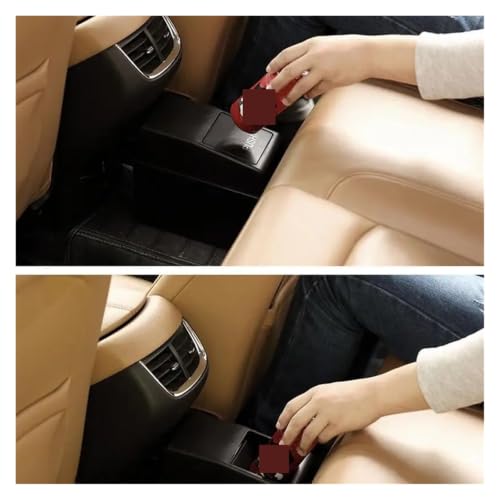Cubo basura para coche impermeable con almacenamiento paraguas y tapa empuje 6