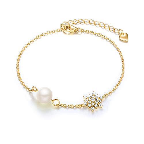 EVER FAITH Braccialetto donna Argento 925, Fiocco