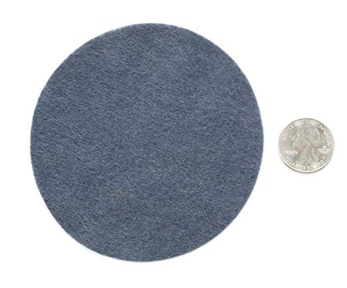 Image of Playfully Ever After Slate Gray Craft Felt Circles (4 Inch - 19pc)