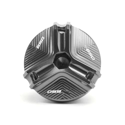 Tapa de depósito de frenos delanteros y tapón de aceite de titanio para Suzuki SV650 y SV1000