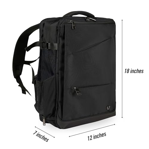 Morrales para laptop True Religion para hombre y mujer Negro miniatura 6