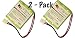 ZZcell 2-Pack (TM) Battery for DOGTRA Dog Collar DC-20, 175NCP, 180NCP, 200NCP, 202NCP Gold - 2, 210NCP, 22000NCP, Receiver 175NCP, 200NCP, 202NCP, 280NCP, 282NCP, 300M, 302M