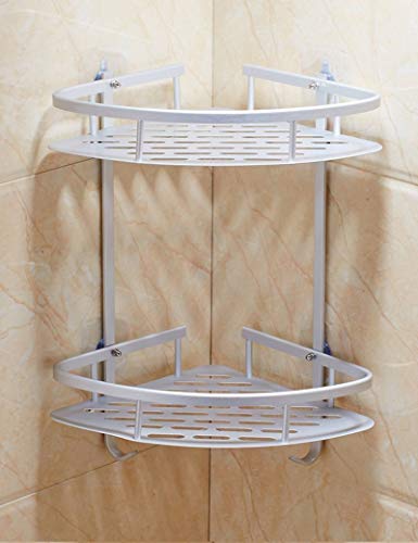 MTX Ltd Cabina de Ducha Sucker Tipo WC Cabina de Ducha Bastidores Montados en la Pared Cabina de Ducha de Tres Capas Estante de Ángulo, 2 \\ t